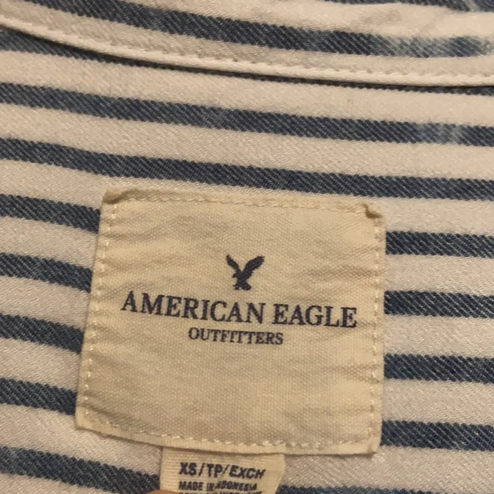 American Eagle Striped Button Down Shirt - Picture 3 of 4
